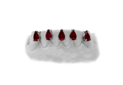 Pear Shaped Ruby Gap Grillz