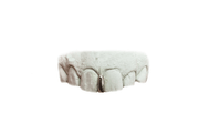 Gap Grillz in 10K White Gold